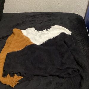 Elegant Colorblock Women's Sweater